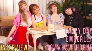 [GirlsOutWest] Emberley, Laney Day, Nova Hawthorne (Interview / 07.27.2021)