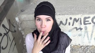 [SexWithMuslims] Izzy Dark (Outdoor quickie with muslim wife / 07.23.2021)